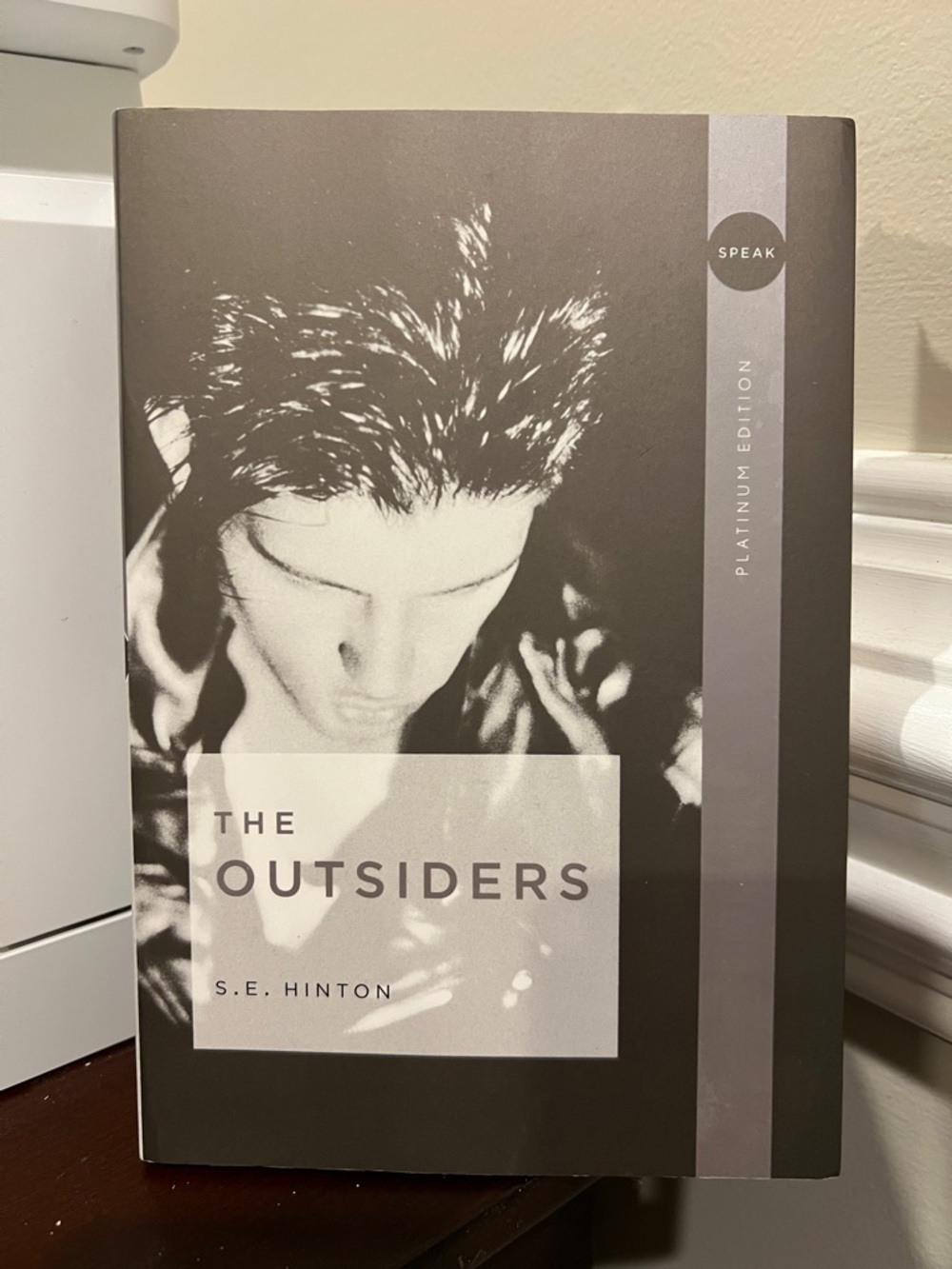 The Outsiders book by .E. Hinton